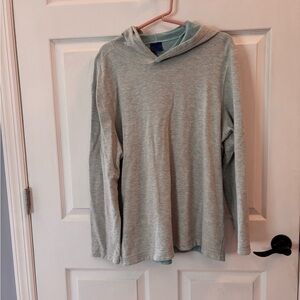 Men's Long Sleeve Gray Hoodie
